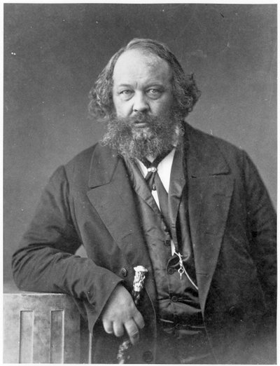 Ritratto di Mikhail Aleksandrovich Bakunin, c.1860 da Nadar